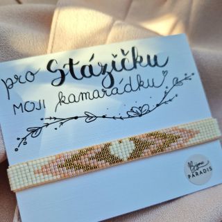 Jeden z nejoblíbenějších motivu vylepšený srdíčkem. ❤️ #naramky #miyuki #miyukibeads #handmade #ceskaznacka #autorskysperk...