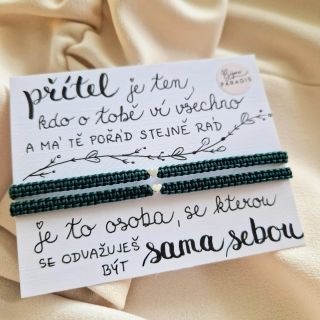 Tohle tak ráda píšu... ❤️ Stříbro Ag925/1000 a vzkaz jako malovaný. Ehm, vlastně, on je malovaný 😁 #naramky...